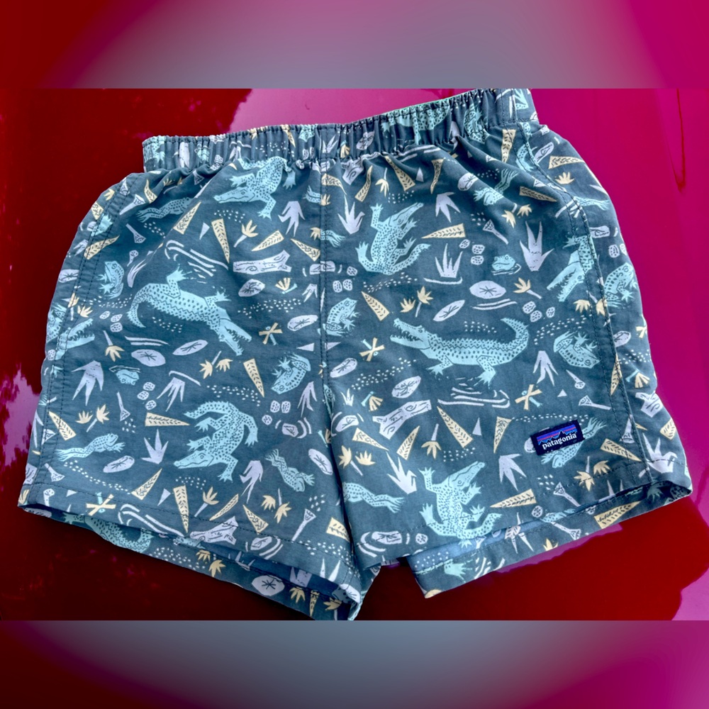 Patagonia boys toddler swim trunks size 3t